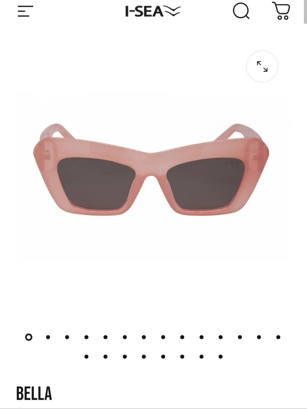 I-sea Bella PINK / PINK MIRROR POLARIZED LENS Sunglasses